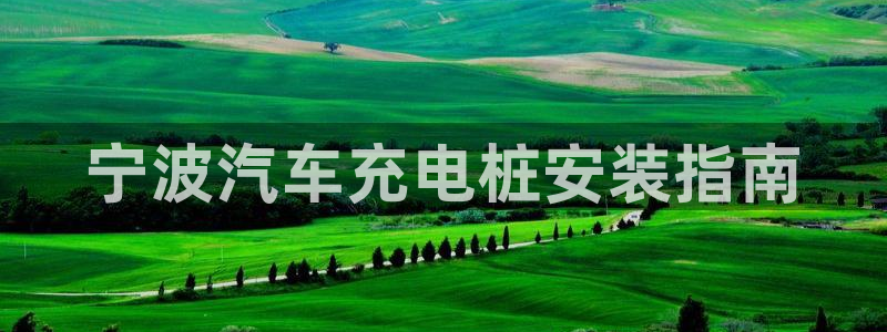 威廉希尔william hill：宁波汽车充电桩安装指南