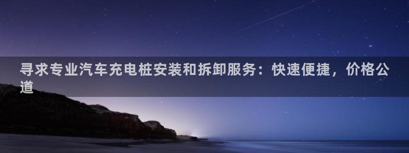 威廉官方旗舰店：寻求专业汽车充电桩安装和拆卸服务：快速便捷，价格公
道