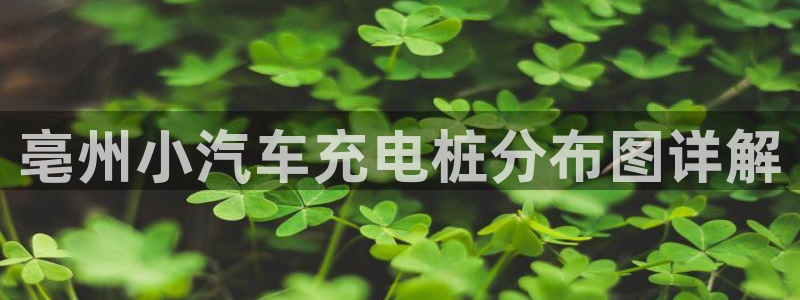 威廉希尔 1.95 3.20 3.50：亳州小汽车充电桩分布图详解